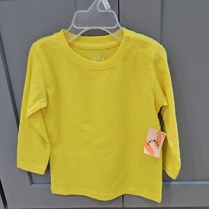 Primary Bright Yellow Long Sleeve Tee